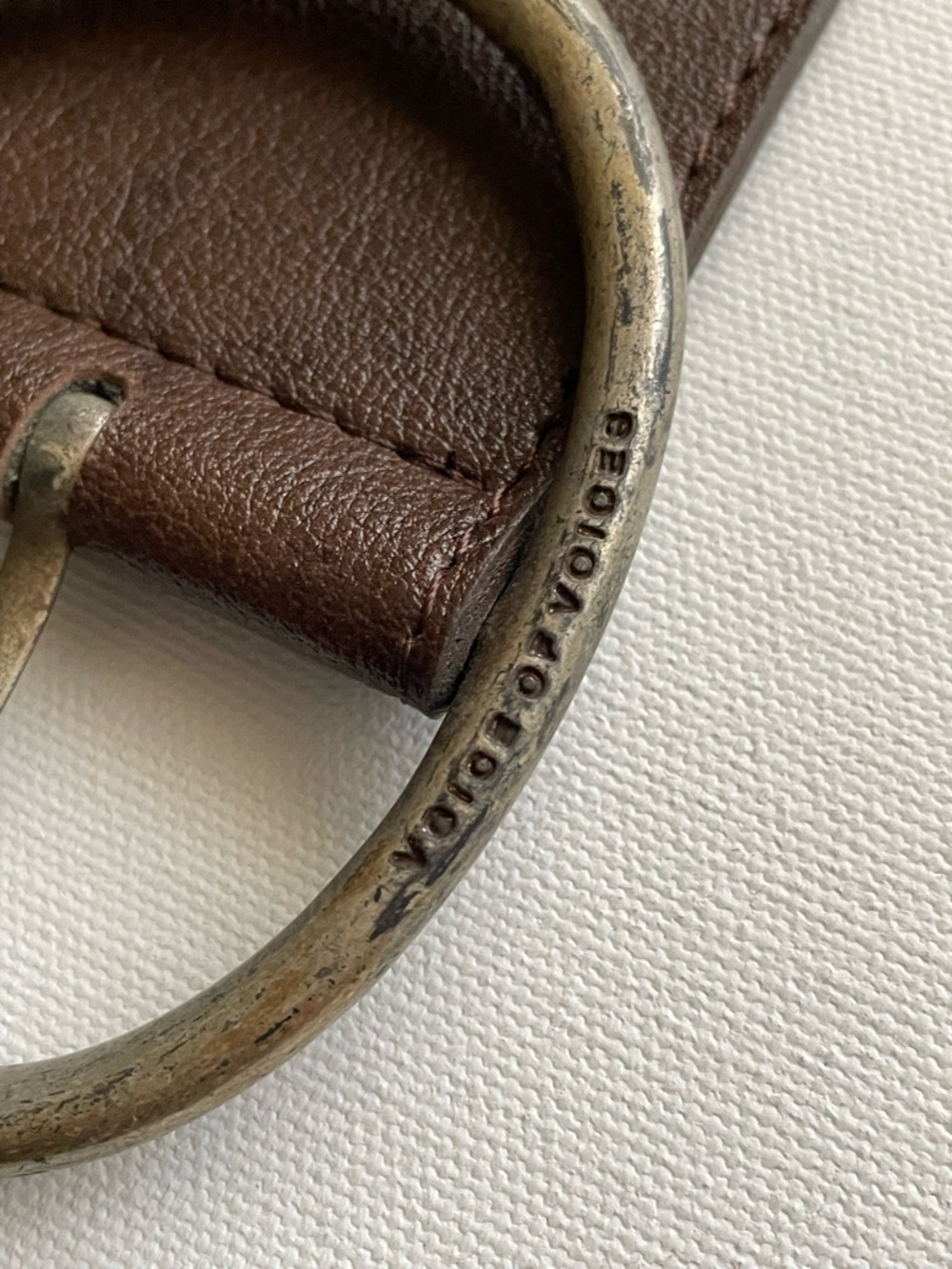 Brown braided belt - Picture 7 of 15